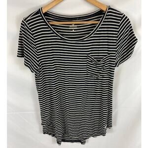 4/$25 Hollister Soft Slouchy stripe tee size small